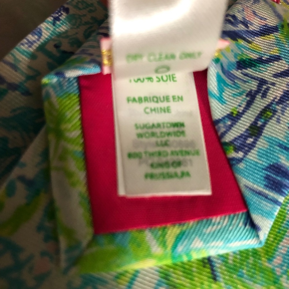 Lilly Pulitzer silk tie Bohemian Queen colorful tropical print Easter spring - Picture 6 of 10